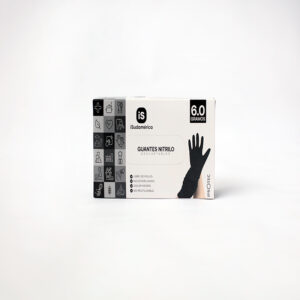 Guantes Nitrilo Negro Isudamérica 6g  x100
