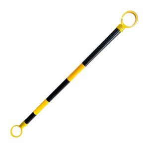 Barra Retráctil para Cono Amarilla con Negro